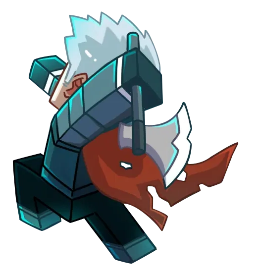 A warrior of the Dragon's Land server